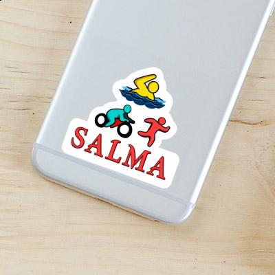 Salma Sticker Triathlete Notebook Salma Sticker Triathlete Notebook Image