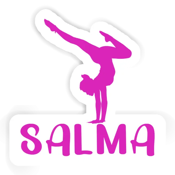 Salma Sticker Yoga Woman Laptop Salma Sticker Yoga Woman Laptop Image