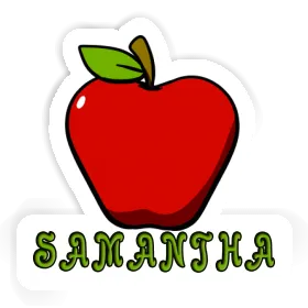 Aufkleber Samantha Apfel Image