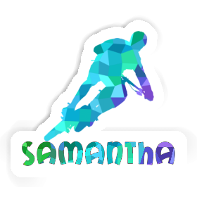 Autocollant Vététiste Samantha Image