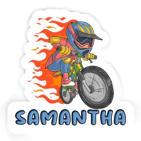 Aufkleber Samantha Biker Image