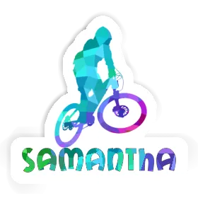Aufkleber Downhiller Samantha Image