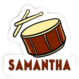 Tambour Autocollant Samantha Image