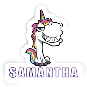 Autocollant Samantha Licorne Image