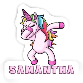 Sticker Samantha Einhorn Image