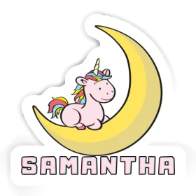Licorne Autocollant Samantha Image