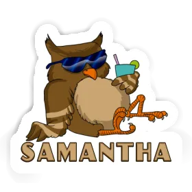 Samantha Aufkleber Eule Image