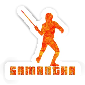 Fechter Aufkleber Samantha Image