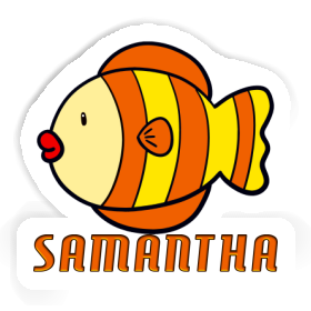 Aufkleber Fisch Samantha Image