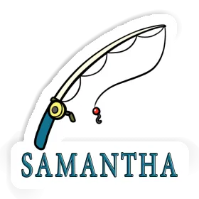 Sticker Fishing Rod Samantha Image