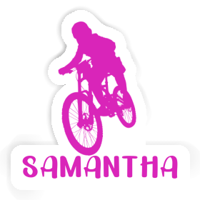 Freeride Biker Aufkleber Samantha Image