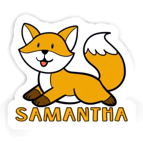 Autocollant Samantha Renard Image