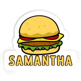 Sticker Hamburger Samantha Image