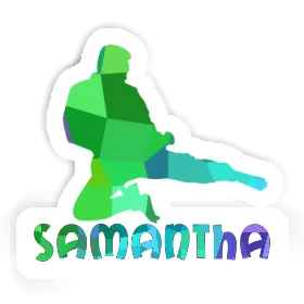 Aufkleber Karateka Samantha Image