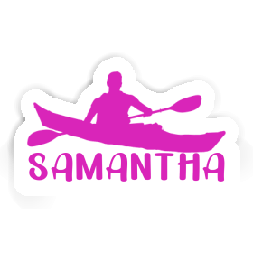Samantha Sticker Kayaker Image