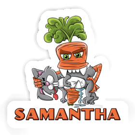 Aufkleber Monster-Karotte Samantha Image