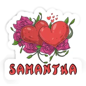 Symbole d'amour Autocollant Samantha Image