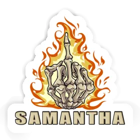 Middlefinger Sticker Samantha Image