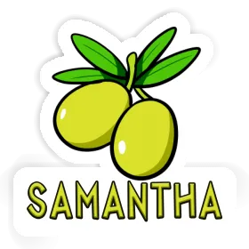 Autocollant Olive Samantha Image