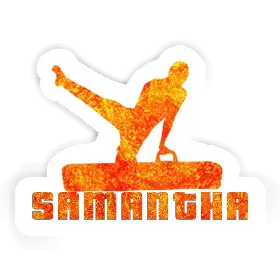 Autocollant Gymnaste Samantha Image