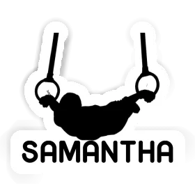 Autocollant Gymnaste aux anneaux Samantha Image