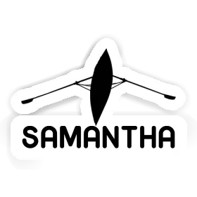 Sticker Samantha Rowboat Image