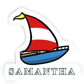 Sticker Samantha Segelboot Image