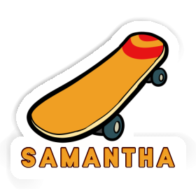 Samantha Autocollant Skateboard Image