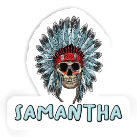 Totenkopf Sticker Samantha Image
