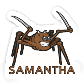 Sticker Kampfspinne Samantha Image