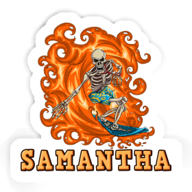 Samantha Sticker Surfer Image