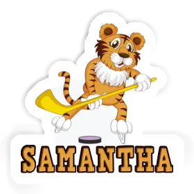 Samantha Sticker Eishockeyspieler Image