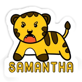 Sticker Baby-Tiger Samantha Image