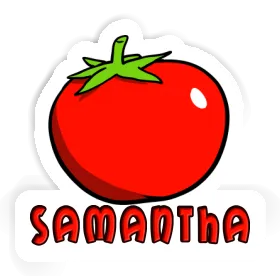 Samantha Autocollant Tomate Image