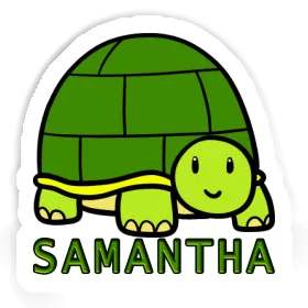 Schildkröte Aufkleber Samantha Image