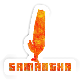 Aufkleber Samantha Windsurfer Image