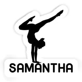 Sticker Yoga Woman Samantha Image