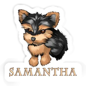 Aufkleber Samantha Yorkie Image