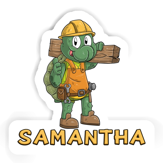 Samantha Sticker Construction worker Samantha Sticker Construction worker Image