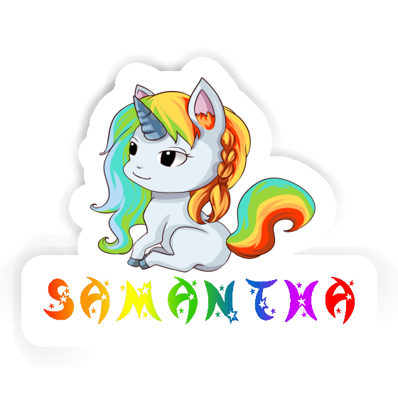 Autocollant Samantha Licorne Image