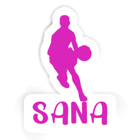 Sana Autocollant Joueur de basket-ball Image