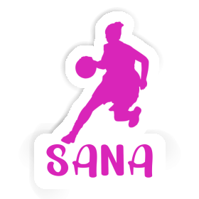 Autocollant Joueuse de basket-ball Sana Image