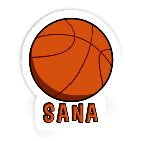 Sana Autocollant Ballon de basketball Image
