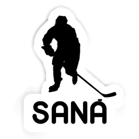 Autocollant Joueur de hockey Sana Image