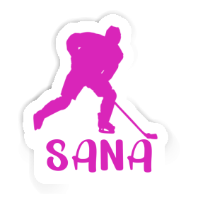 Autocollant Joueuse de hockey Sana Image
