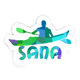 Sana Autocollant Kayakiste Image