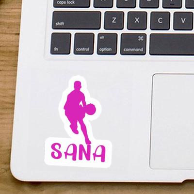 Sana Autocollant Joueur de basket-ball Notebook Image
