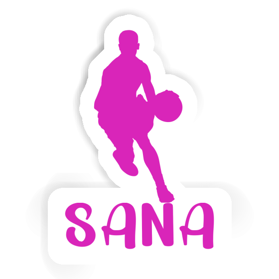 Sana Autocollant Joueur de basket-ball Image