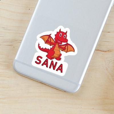 Autocollant Bébé dragon Sana Notebook Autocollant Bébé dragon Sana Gift package Image
