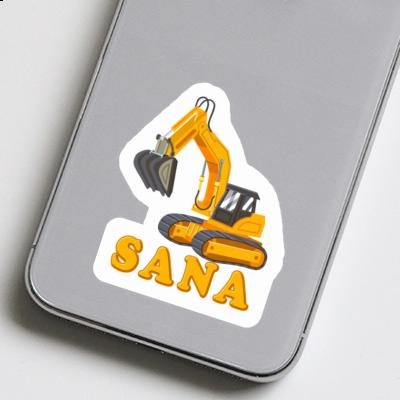 Sticker Excavator Sana Image